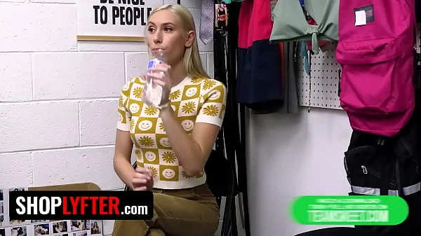 Black Friday Thief Indica Flower Caught Stealing Sex Toys Gets Disciplined By Officer - Shoplyfter