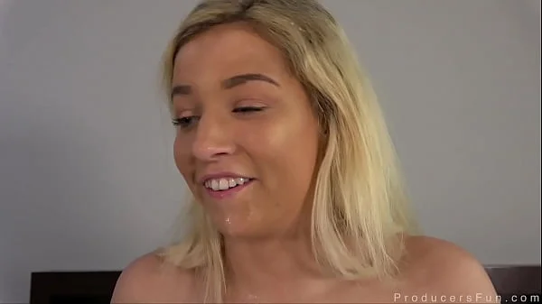 Hot Blonde Pornstar With Blue Eyes in A Fucking Conversation and in the  Cum Corner
