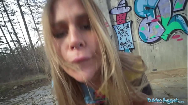 Public Agent Zlata Shine and her world class perfect boobs fucked by a stranger with a big dick
