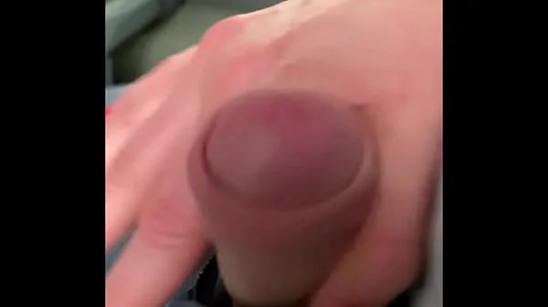 Almost got Caught Jerking off Husband's Cock on the Bus... but he still Cum