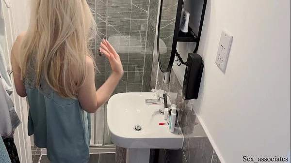 Caught My Stepsis Riding Dildo In the Shower On Hidden Camera