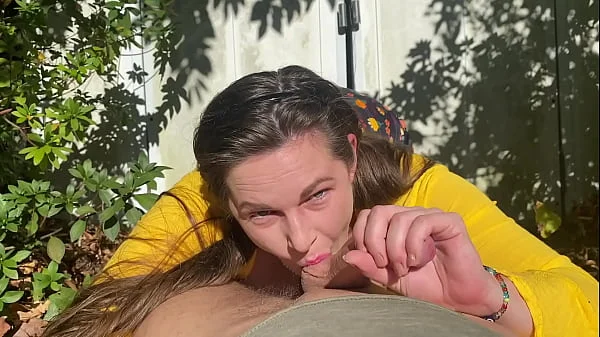 Hippie Chick Gets Fucked Outside