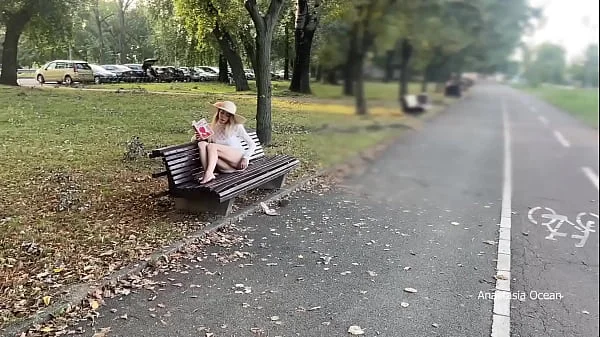 My wife is flashing her pussy to people in park. No panties in public.