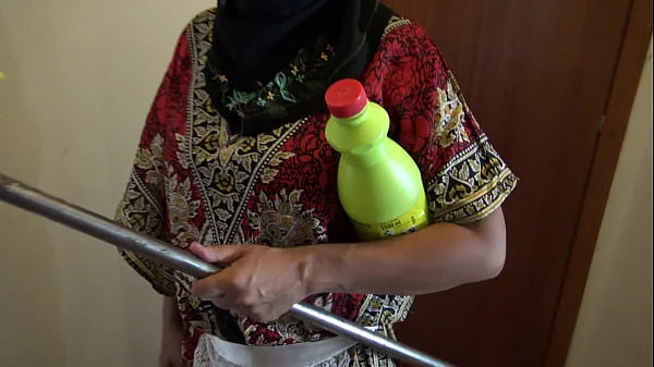 I shocked this muslim cleaning maid by telling her to clean my asshole!!!