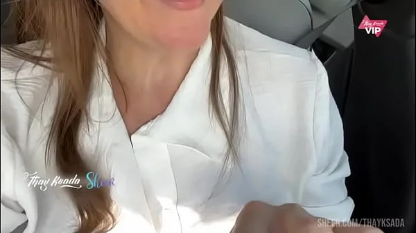 Masturbating in the car in the middle of the street and letting a stranger see