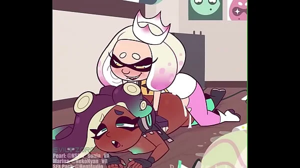 Splatoon Pearl x Marina Futa animation with Sound