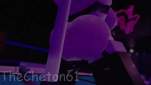 Roblox Strip Club Experience, a slut dances in the Strip Club and gets fucked by a huge cock