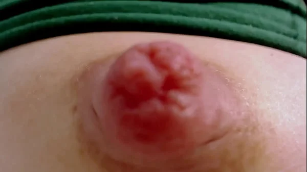 Today I'm wearing my green blouse, my tits are the size of a small potato, what do you think? My puffy nipples yes, everyone likes them, as they are good to suck