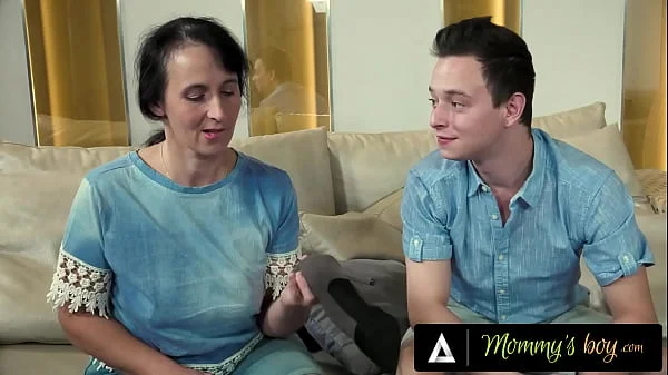 MOMMY'S BOY - Mature Maid Rides 18yo Guy's Cock After She Kept Teasing Him While Cleaning Around