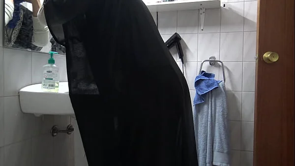 submissive muslim wife lets husband cum inside her asshole