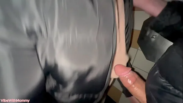 Stepmom Gives Stepson First Public Bathroom Fuck