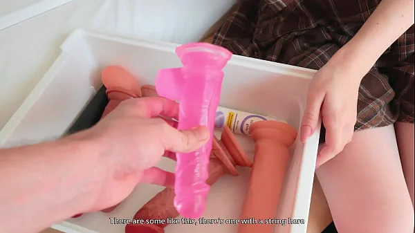 Stepsister Feigned to be a Virgin and Brought me a Huge StepMom Dildo