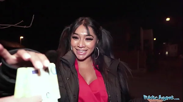 Public Agent Sexy Asian with fantasitc tits and ass seduced by his Rizz