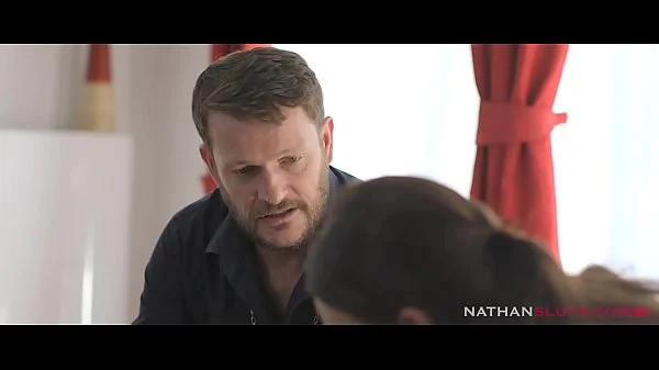 Detective Ian Scott Investigates young widow Julie Skyhigh up close and drills her ass wide open before she swallows his cum