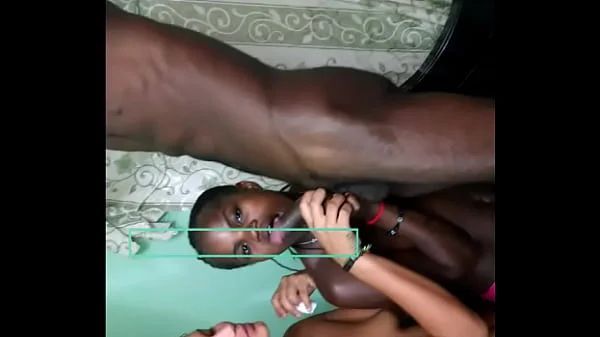 gang bang interacial múltiple creampie orgía  2 black guys guys VS one white girs