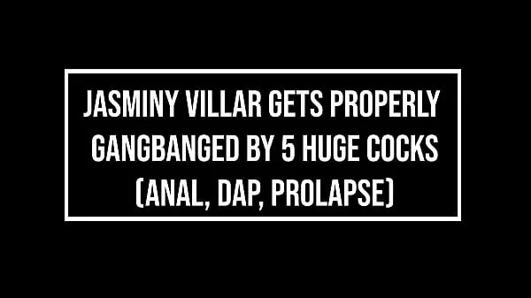 Brazil ebony princess, Jasminy Villar gangbanged by 5 monster cocks (DAP, Anal, prolapses, ATM, 5on1 gangbang, black girl, monster cocks, bbc) OB315