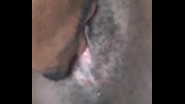 Little African teen slut gets Long strokes and her phat soft pussy eating out hard