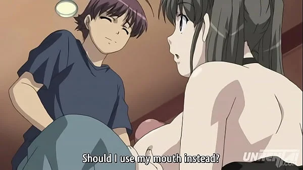 Hentai - Prima tetona me deja tocar sus enormes tetas y me hace una cubana con ellas [Sin Censura]