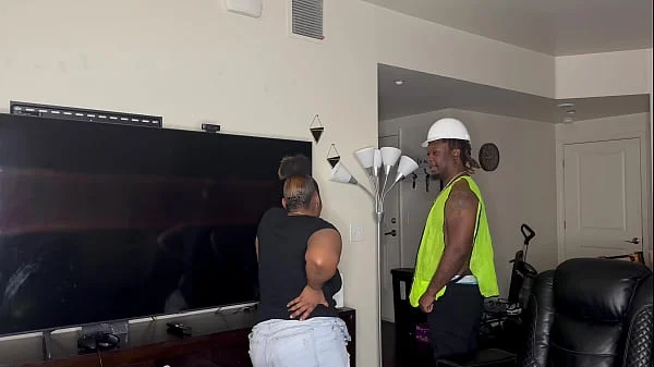 Construction Worker Whore Kendale Give His Client A BBC While On The Job