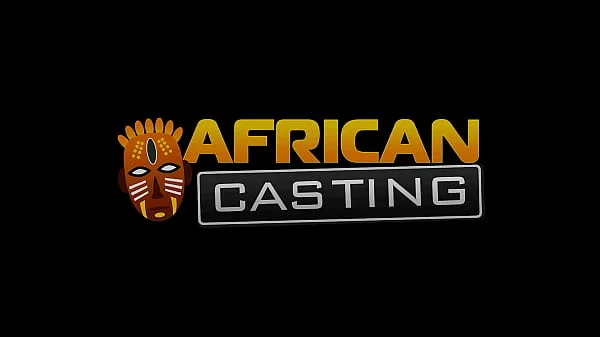 Real Black African Slut Nailed Tight Ass Gets Facial In Her Interracial Anal HArdcore Casting