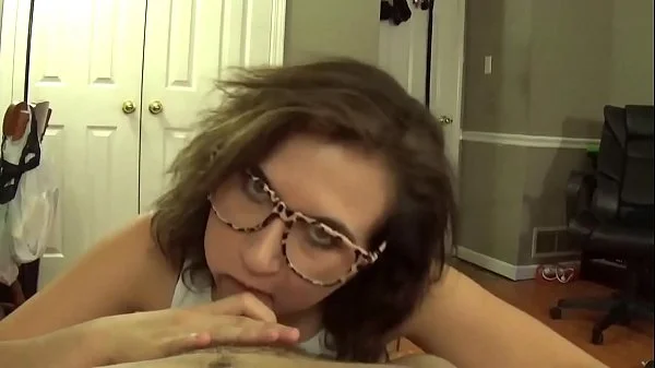 step Mommy Gives stepSon a Condom Blowjob