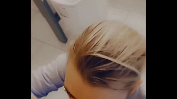 Sucking BBC of Walmart Manager in Bathroom of Walmart on my Break because I was Late