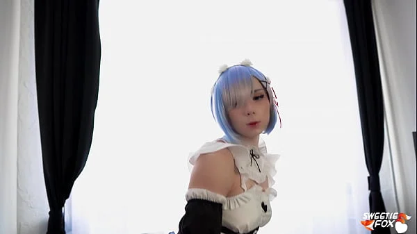Sexy Maid Rem Sucks and Hard Fucks First Time with Subaru to Cum in Mouth - Cosplay re:Zero