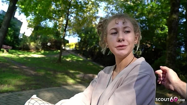 GERMAN SCOUT - FIRST ANAL CREAMPIE SEX FOR TINY TEEN JULIA JUICE AT DATE