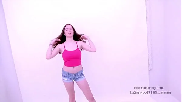 Beautiful 19yo Teen gets anally fucked at audition