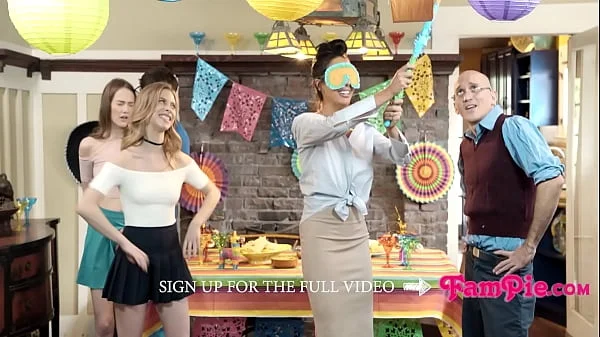 A StepFamily Celebrating Cinco De Mayo