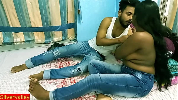 Indian hot teen girl and boy first time sex!! English medium student sex