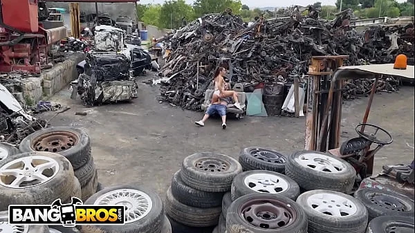 BANGBROS - Horny Latin Babe Ginebra Bellucci Wanted To Take Anal In Public So Potro De Bilbao Took Her To A Junkyard For A Kinky Good Time