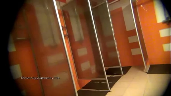 Hidden camera in Russian public bathroom