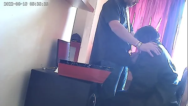 cctv camera secretary sucking the bosses cock