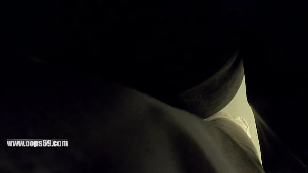 Unknown Man Stuck my Stepsister on the Train Wall and Grinding his Dick on her Ass over Clothes