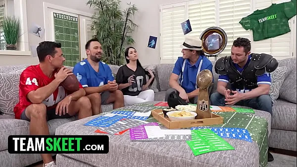 Fantasy Football Game Day Orgy (Lauren Phillips, Pristine Edge, Alex Coal, Jasmine Daze)